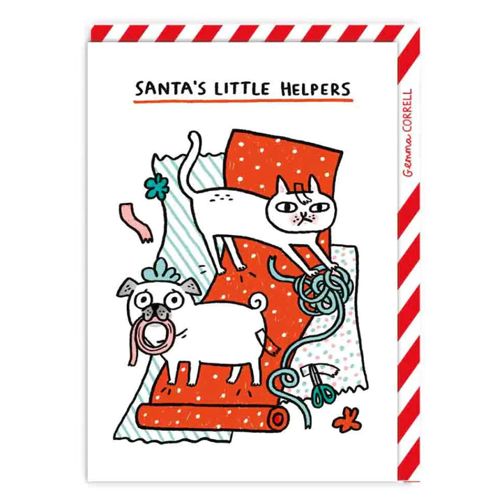 Ohh Deer Santa's Little Helpers Christmas Card