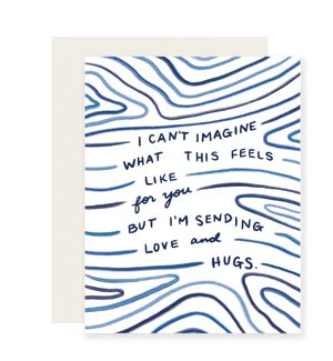 Slightly Sympathy Card-Can't Imagine