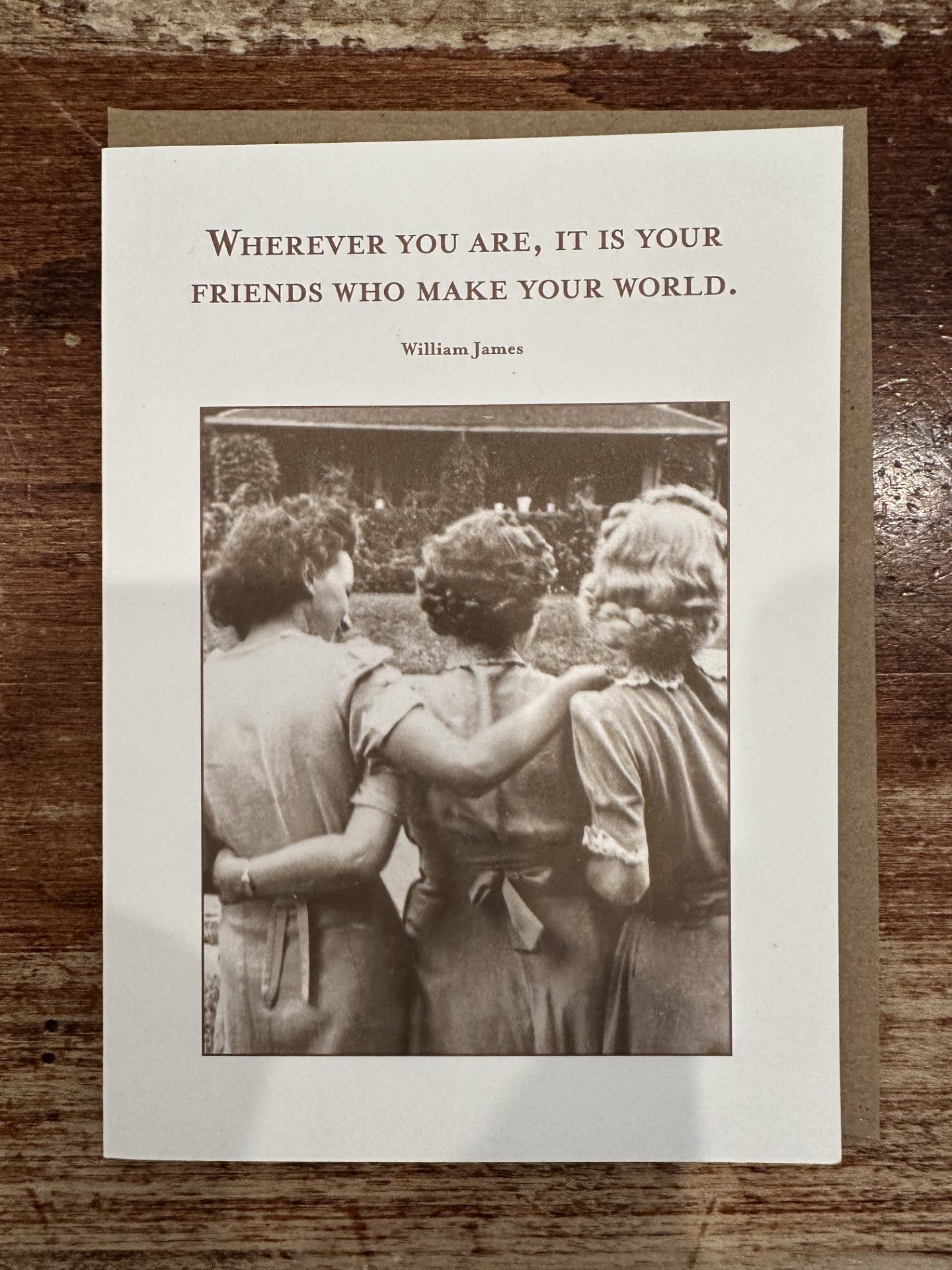 Shannon Martin Friendship Card-Friends Make World