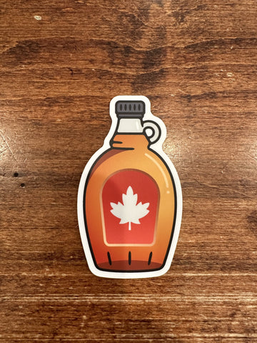 Stickers Northwest Maple Syrup Bottle Vinyl Sticker