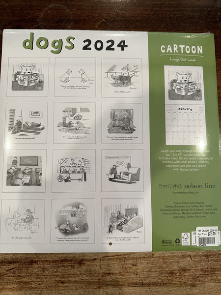 The New Yorker Dogs 2024 Wall Calendar
