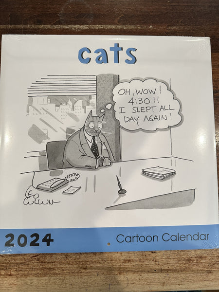 The New Yorker Cats 2024 Wall Calendar