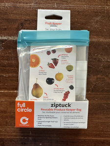 Full Circle Ziptuck Reuseable Fruit Storage Bag