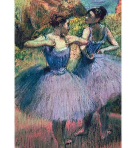 Museums & Galleries Blank Card-Dancers in Violet