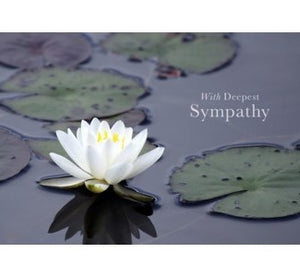 Art Press Sympathy Card-Sanctuary