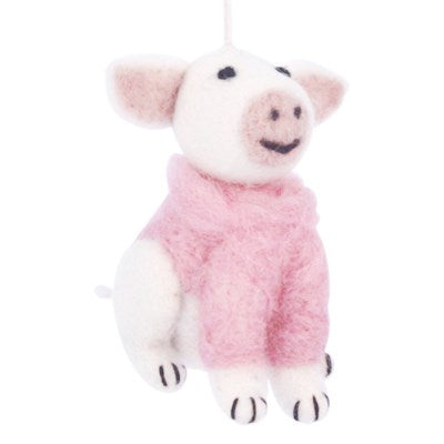 Hamro Village Pig Ornament