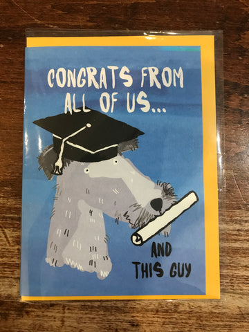J&M Martinez Graduation Card-Doggo