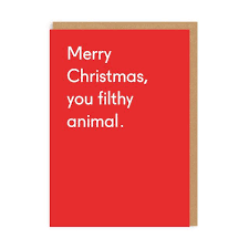 Ohh Deer Christmas Card-Filthy Animal