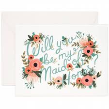 Rifle Paper Co. Wedding Card-Maid of Honor