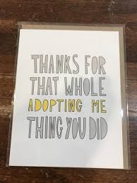 Near Modern Disaster Mother's Day Card-Adopting Me.