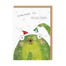 Ohh Deer Holiday Card-Underneath the Mistletoad