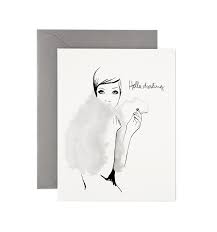Rifle Paper Co. Blank Card-Hello, Darling