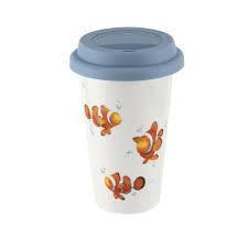 Wrendale Porcelain Travel Mug-Clown Fish
