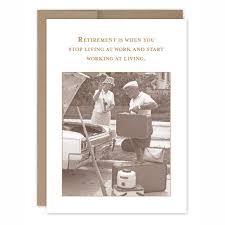 Shannon Martin Retirement Card-Working at Living