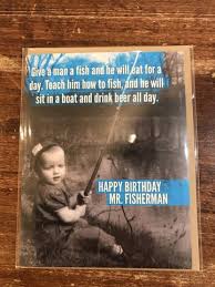 Middle Child Made Birthday Card-Mr. Fisherman