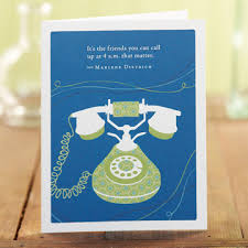 Compendium Thank You Card-It Is The Friends You Can Call