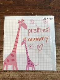 Liz and Pip Mother's Day Card-Prettiest Mummy Giraffe