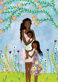 Calypso Mother's Day Card-Three Girls