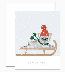 Dear Hancock Christmas Card-Joyeaux Noel