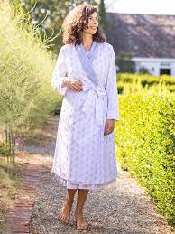 April Cornell Yesterday Dressing Gown-White