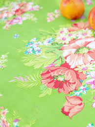 April Cornell Charming Tablecloth-Lime