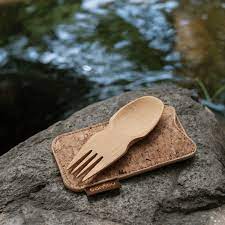 Bambu Spork and Cork Holder