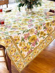 April Cornell Primavera Tablecloth-Natural