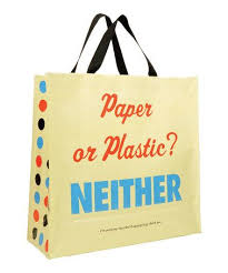 Blue Q Shopper-Paper or Plastic