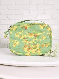 April Cornell Countryside Travel Cosmetic Bag-Jade