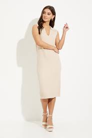Emproved Sleeveless Long Polo Dress-Oyster