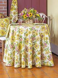 April Cornell Primavera Tablecloth-Natural