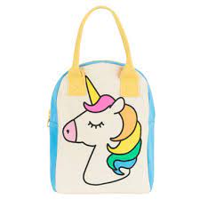 Fluf Zipper Lunch Bag-Animal Patterns