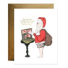 Good Juju Ink Christmas Card-Santa Zoom