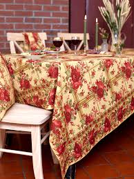 April Cornell Tablecloth-Cornwall Cottage-Gold