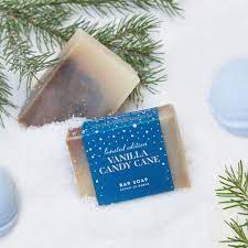 Rocky Mountain Soap Company Vanilla Candy Cane Soap