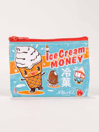 Blue Q Coin Purse-Ice Cream