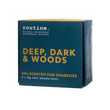 Routine Deodorant-Deep, Dark And Woods Minis