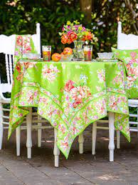 April Cornell Tablecloth | Charming in AQUA