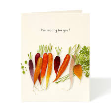 Felix Doolittle Encouragement Card-Sweet Carrots