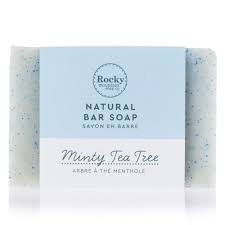 Rocky Mountain Soap Company Minty Tea Tree Bar Soap