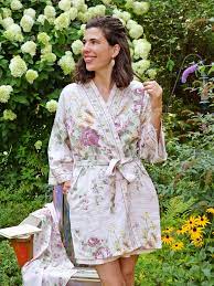 April Cornell Cottage Rose Kimono-Soft Rose