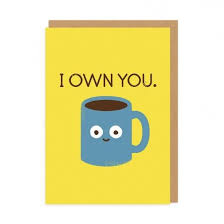 Ohh Deer Blank Card-Coffee Talk