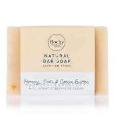 Rocky Mountain Soap Company Honey, Oats, and Cocoa Butter Bar Soap