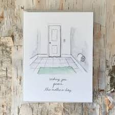 E. Frances Mother's Day Card-Bathroom Peace
