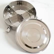 Onyx Divided Stainless Steel Container