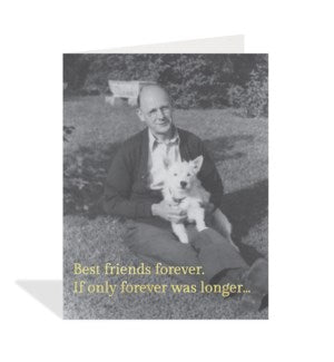 Halfpenny Postage Pet Sympathy Card-Best Friends Forever