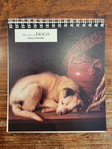 Retrospect 2023 Desk Calendar-The Art of Dogs