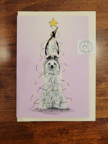 Oliver Stockley Christmas Card-Christmas Lights