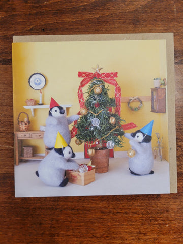 Ohh Deer Christmas Card-Penguins