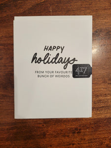 417 Press Holiday Card-Weirdo